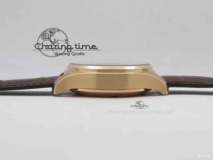MIROTIME 0725 Pilot Chrono RG 3878 V6F Best Edition Gray Dial On Brown Leather Strap A Contemporary 7254